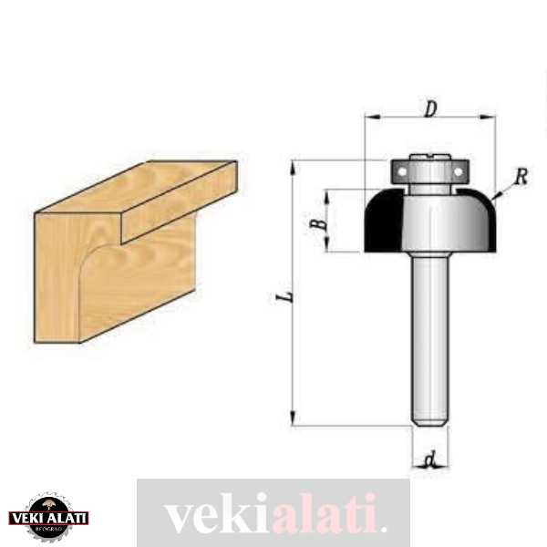 VEKI ALATI glodala za rad po šablonu / 0430-34 - Image 2