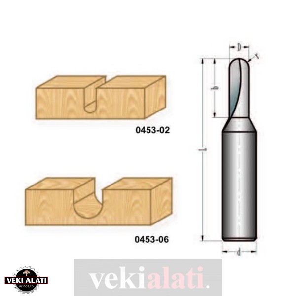VEKI ALATI glodalo za pravljenje 1/2 kruga / 0453 - Image 2