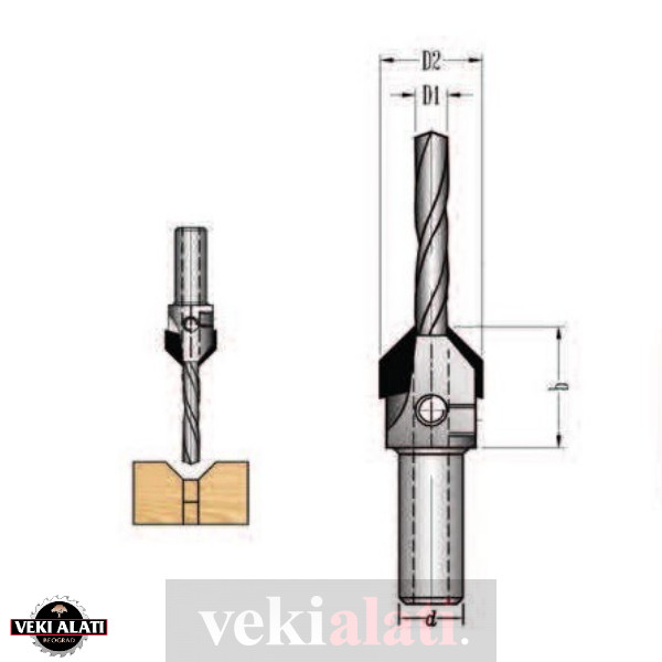 VEKI ALATI alat za frezenkovanje u drvetu / 0478 - Image 2