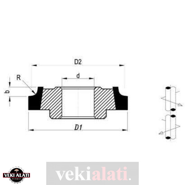 VEKI ALATI glodalo za ABS traku / 0616 - Image 2
