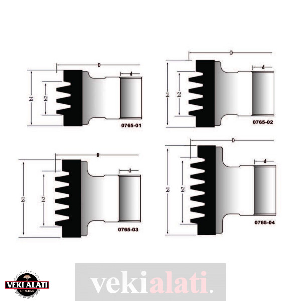 VEKI ALATI alat za dužinsko spajanje - češalj / 0765 - Image 2