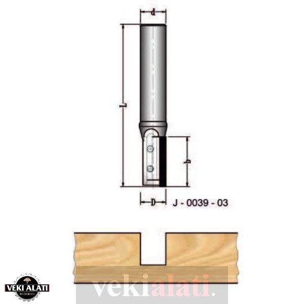 VEKI ALATI profilna glodala za CNC mašine / J-0039 - Image 2