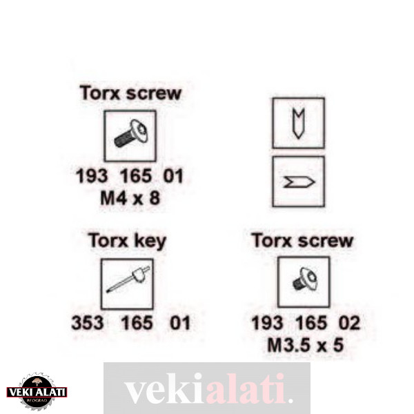VEKI ALATI profilna glodala za CNC mašine / J-0025-03 - Image 3