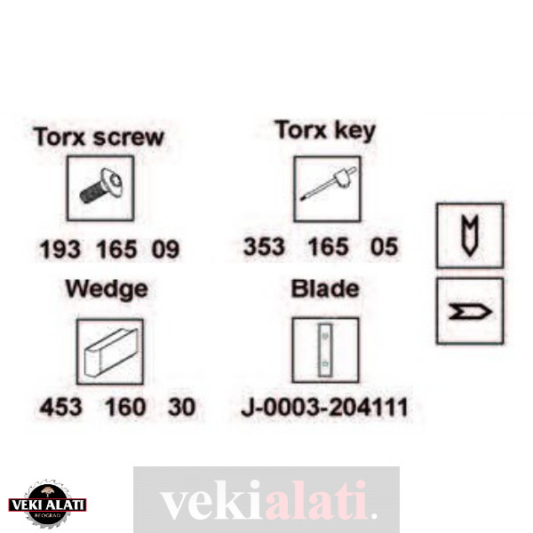 VEKI ALATI profilna glodala za CNC mašine / J-0039 - Image 4