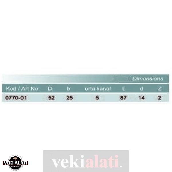 VEKI ALATI alati za profil i kontraprofil za vrata / 0770-01 - Image 3
