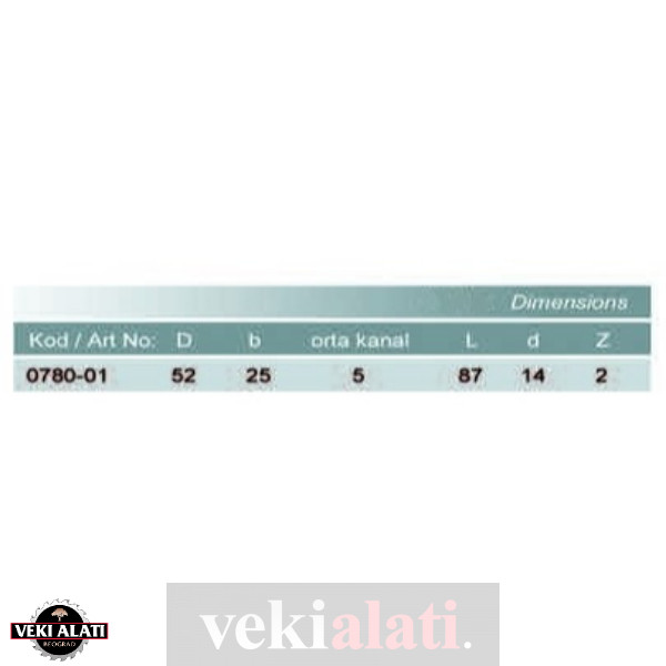 VEKI ALATI alati za profil i kontraprofil za vrata / 0780-01 - Image 3